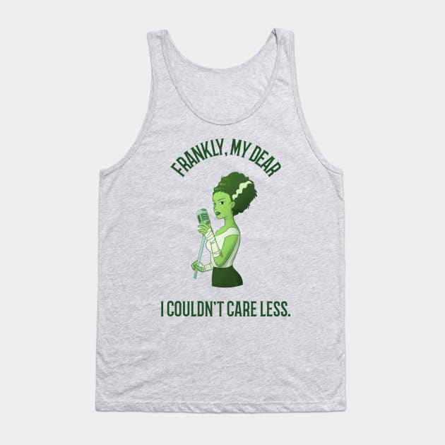 Bride of Frankenstein Halloween Singer Tank Top by Alaskan Skald